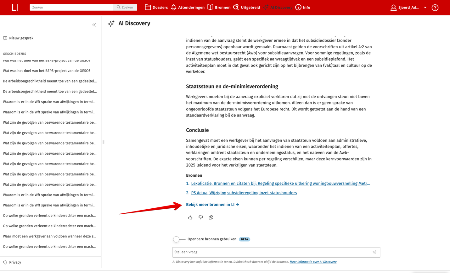 Toon meer bronnen in AI Discovery in Legal Intelligence